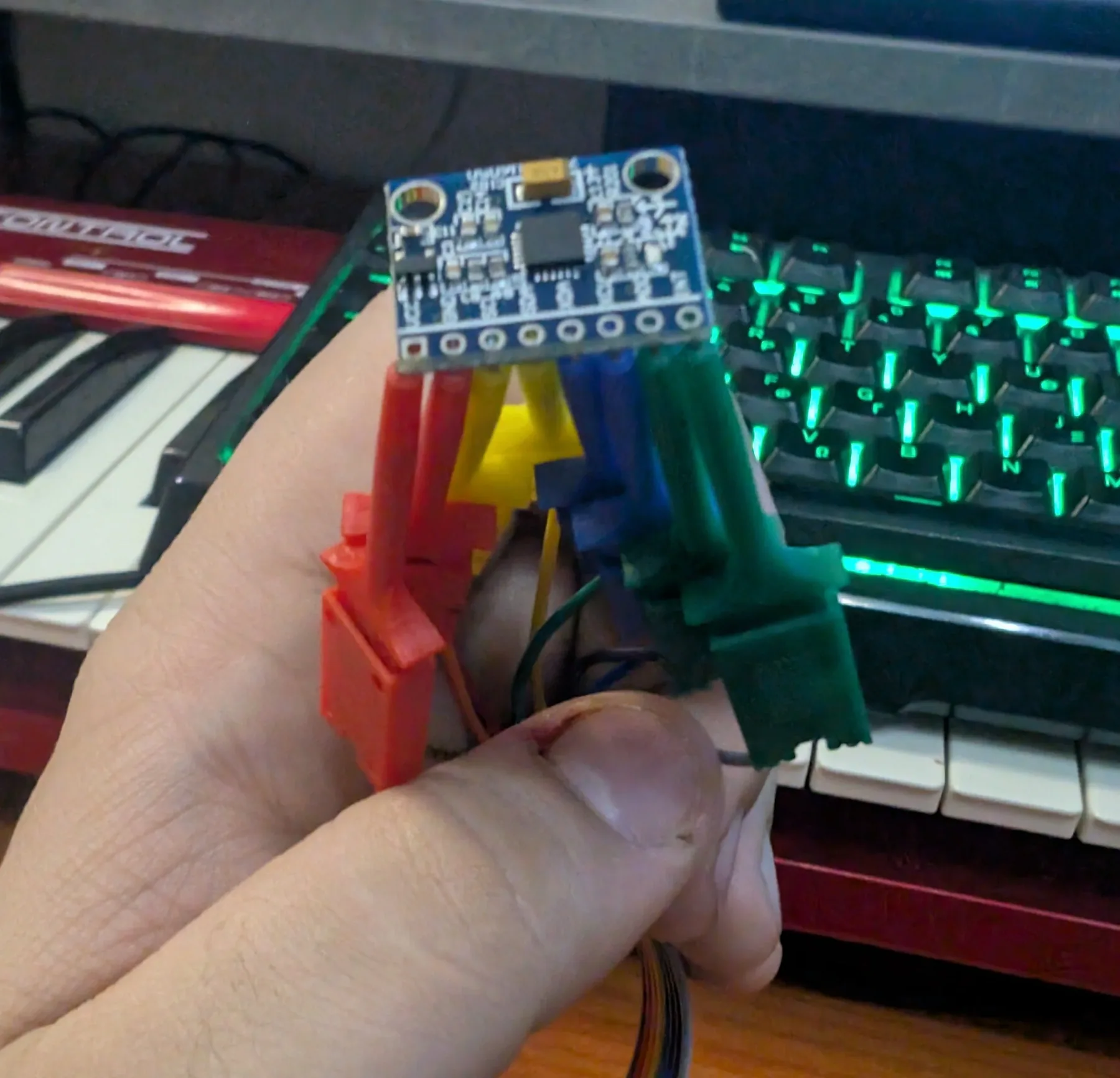 First test of the MPU6050