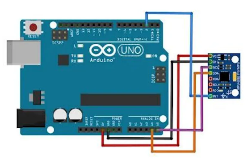 MPU6050 accelerometer